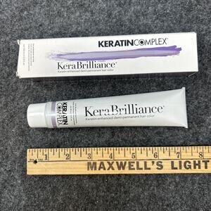 Keratin Complex KeraBrilliance 4.5 4Rv Medium Mahogany Brown Demi NEW SEALED